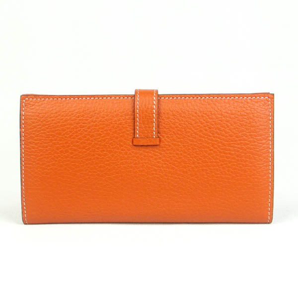 Luxury Hermes Wallet H008 Ladies Wallet Orange