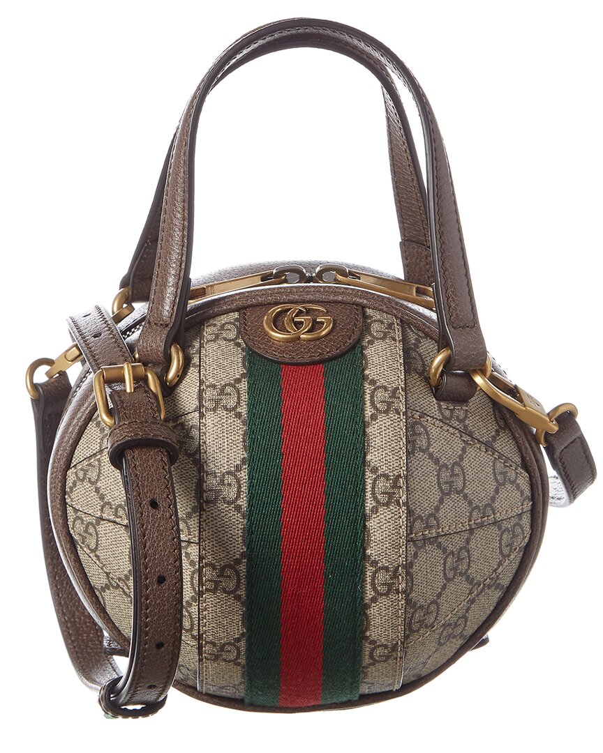 Gucci Ophidia Mini GG Supreme Canvas & Leather Shoulder Bag