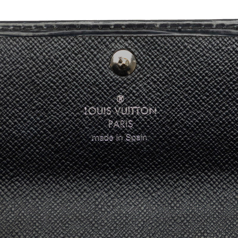 Louis Vuitton Epi Portefolio Sarah Long Wallet M63742 Noneir Black Leather