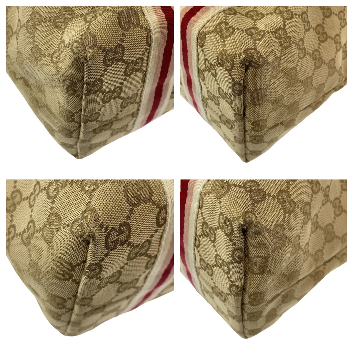 Luxury Gucci Trending 2025 GG Canvas Leather Tote Bag
