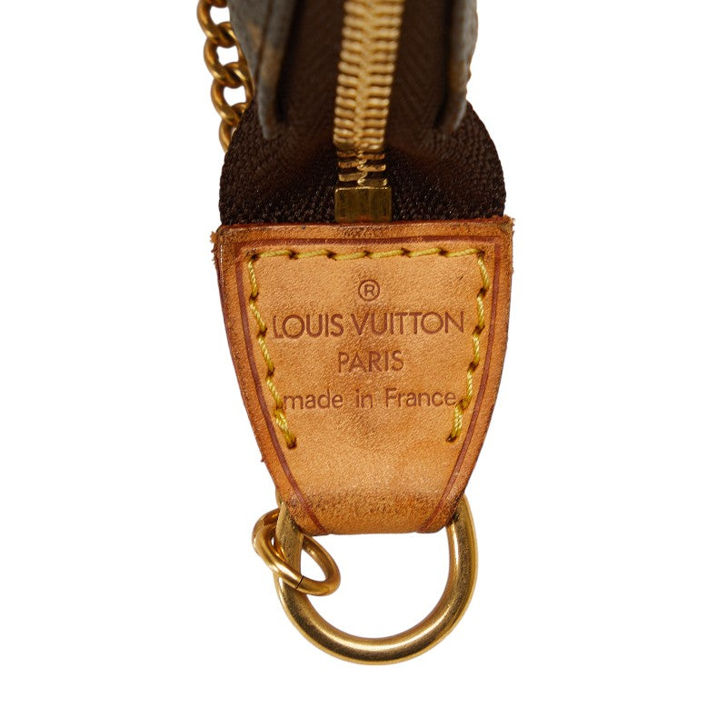 Louis Vuitton Monogram Mini Accessoires T&B Portefolio Miniature Handbag M60153 Brown PVC Leather  Louis Vuitton