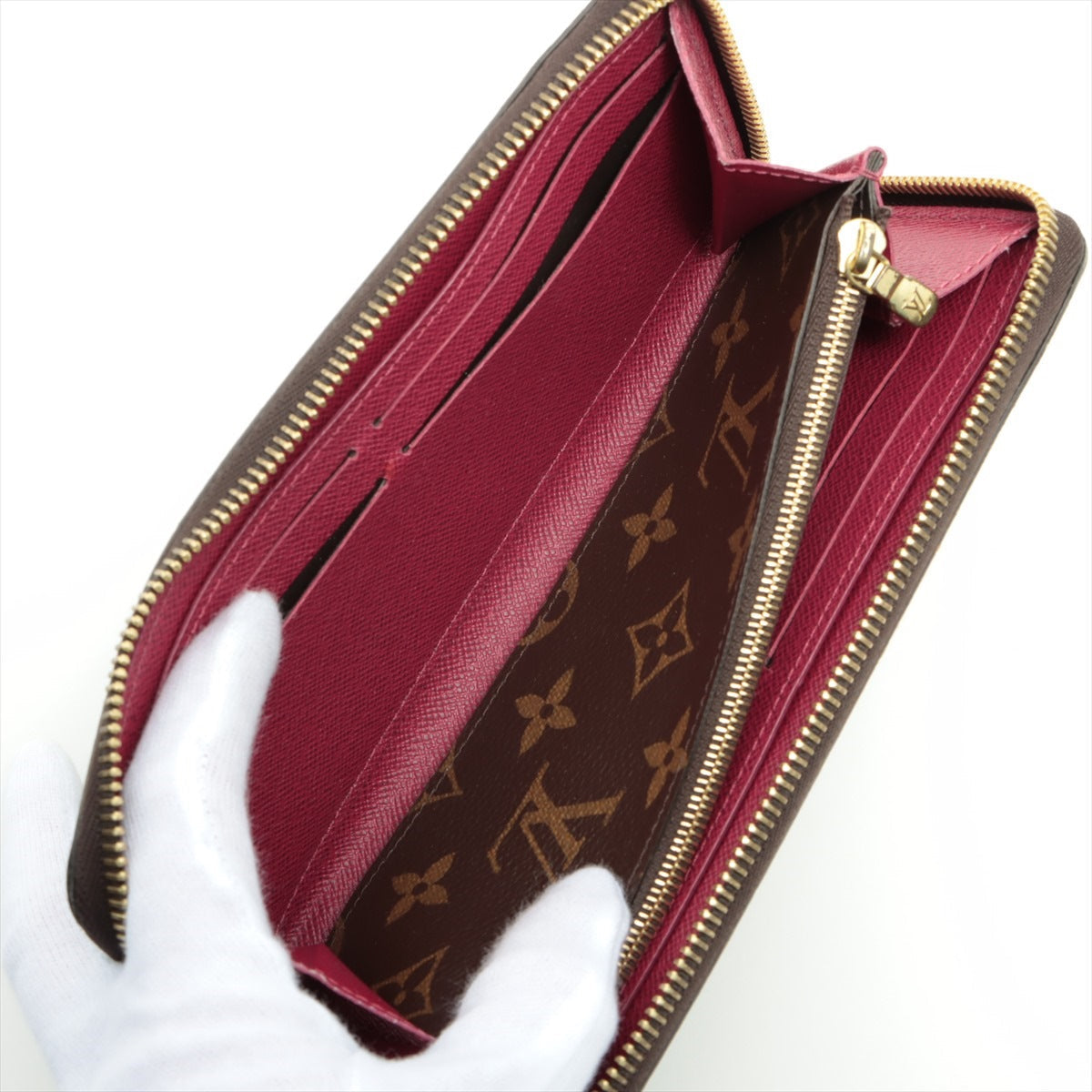 Louis Vuitton Monogram Portfolio Clemens M60742 Round  Wallet