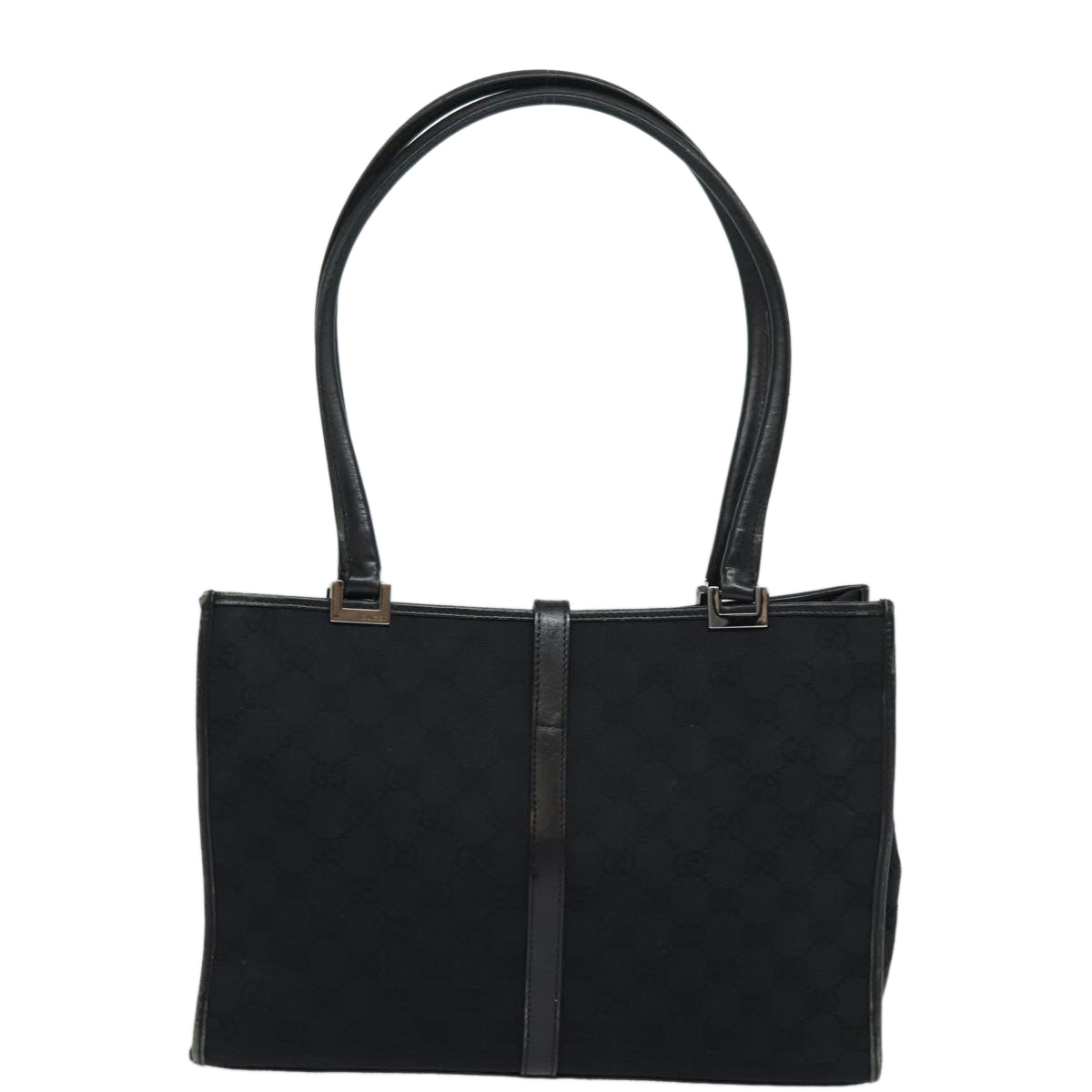 Luxury Gucci Trending 2025 Jackie Gg Canvas Shoulder Bag Black 002 1073 Auth 81163