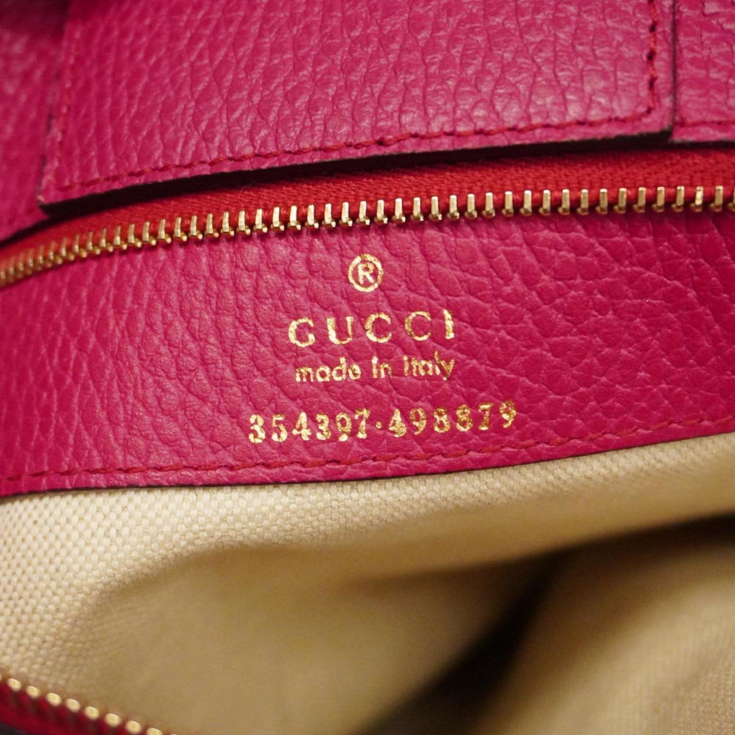 Gucci Swing  Leather Tote Bag ()
