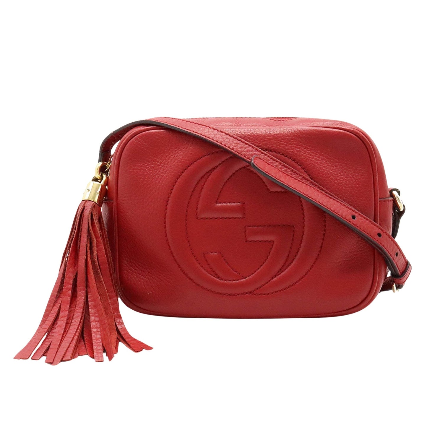 Luxury Gucci Trending 2025 Soho  Leather Shoulder Bag ()
