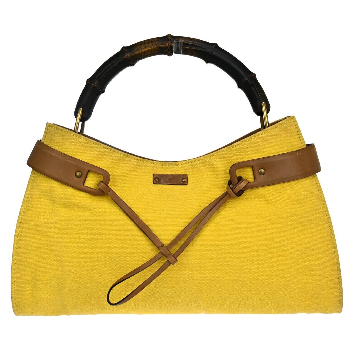 Luxury Gucci Trending 2025 Bamboo  Canvas Shoulder Bag