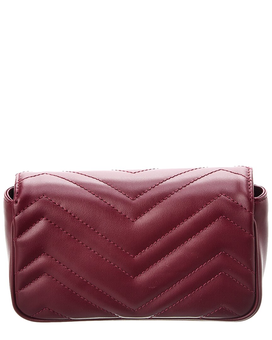 Luxury Gucci Trending 2025 GG Marmont Super Mini Matelasse Leather Shoulder Bag