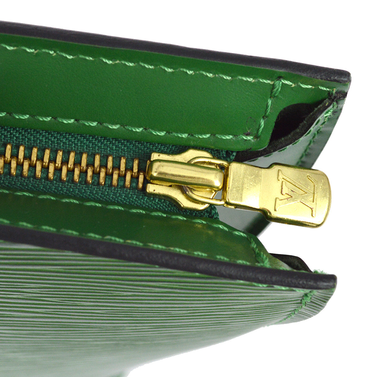 Louis Vuitton 1995 Green Epi Saint Jacques Tote Handbag M52274