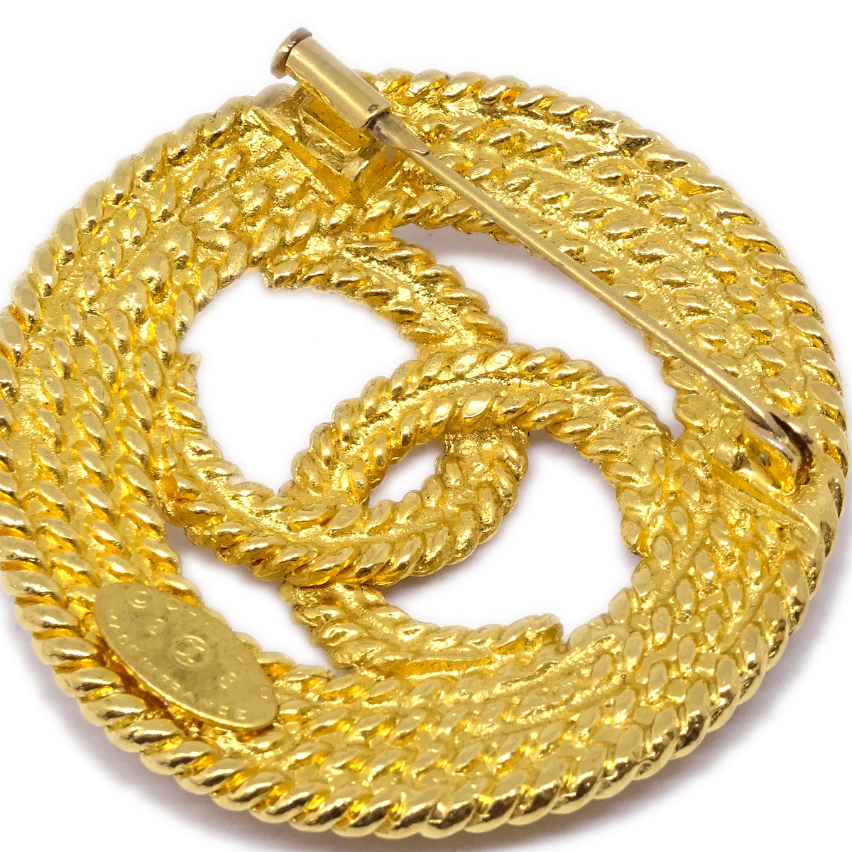 Chanel Gold Medallion Brooch Pin 28