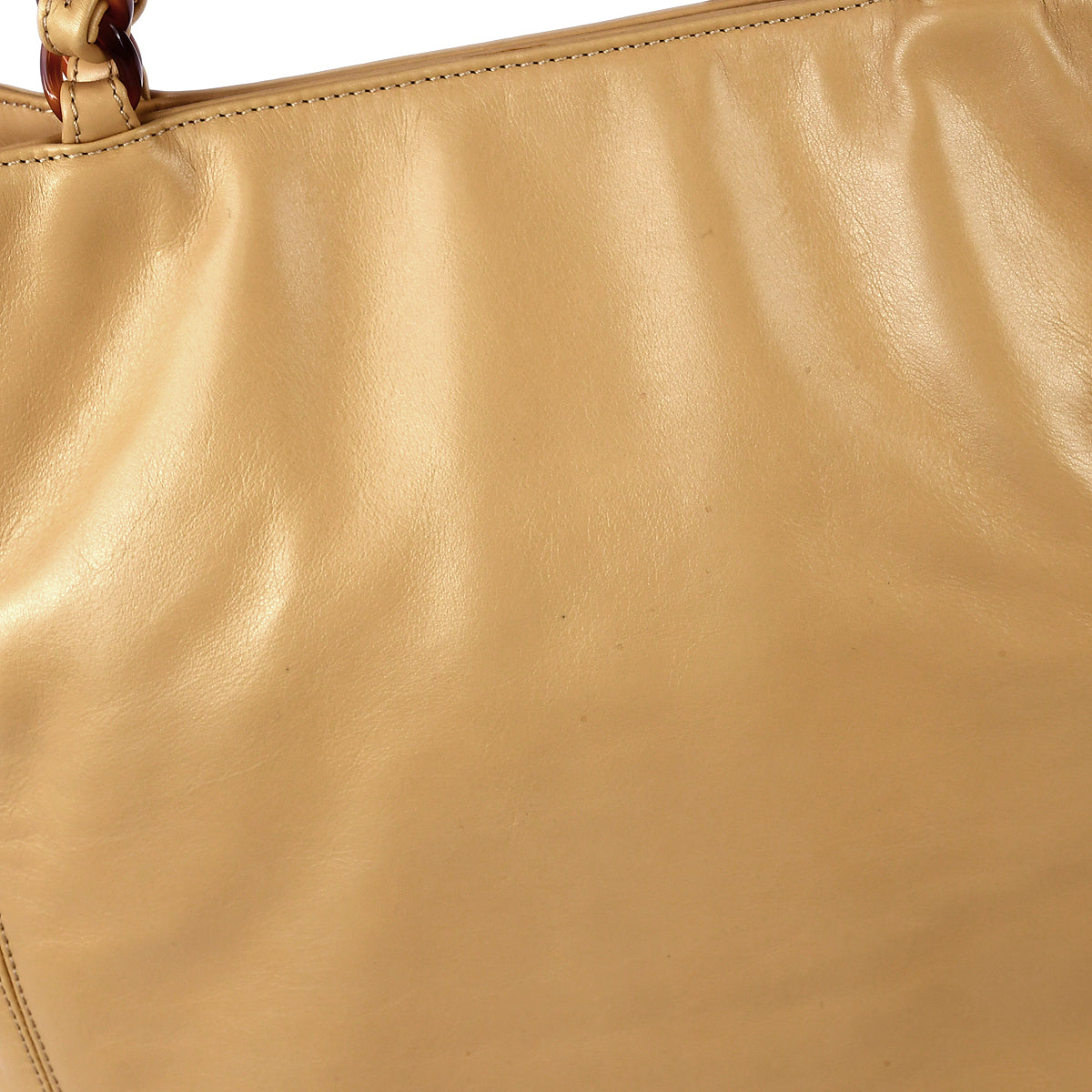 Luxury Chanel Brown Lambskin Tote Handbag