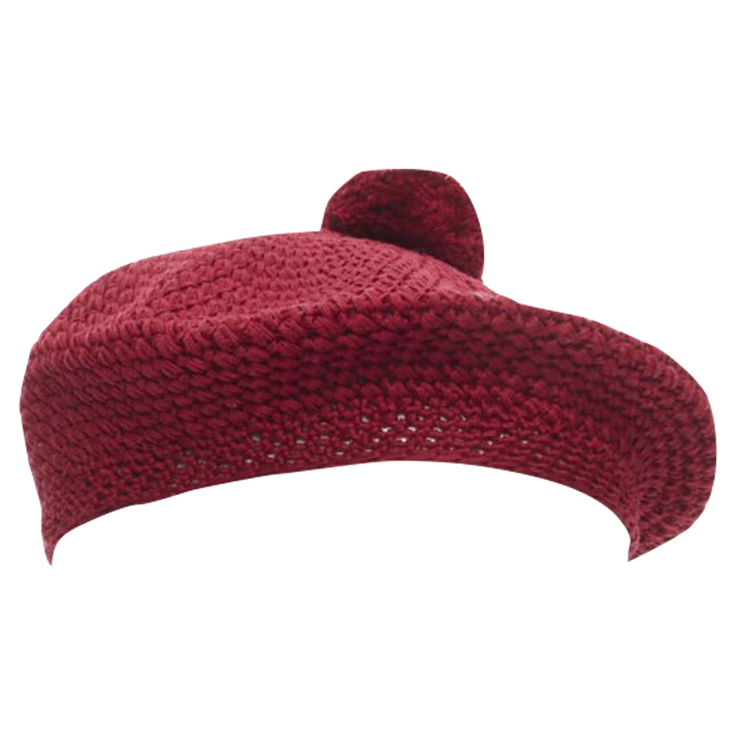 Gucci pom pom knit beret hat