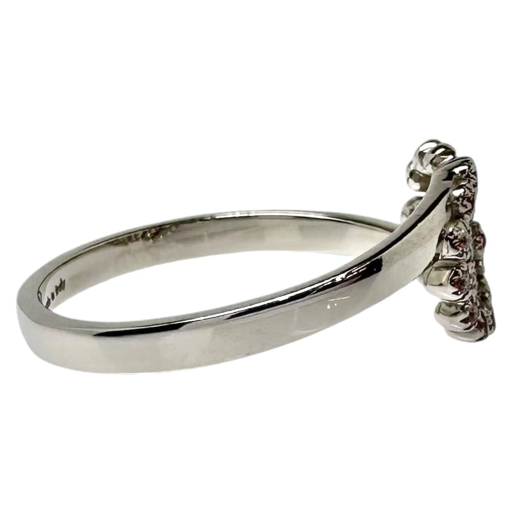 Gucci Pink Topaz Ring K18 White Gold