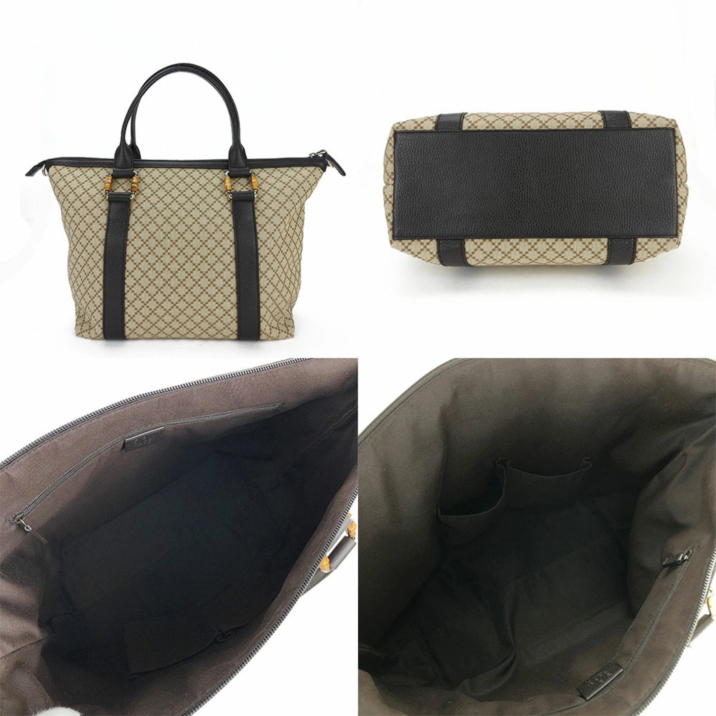 Luxury Gucci Trending 2025 Diamante  Canvas Tote Bag ()