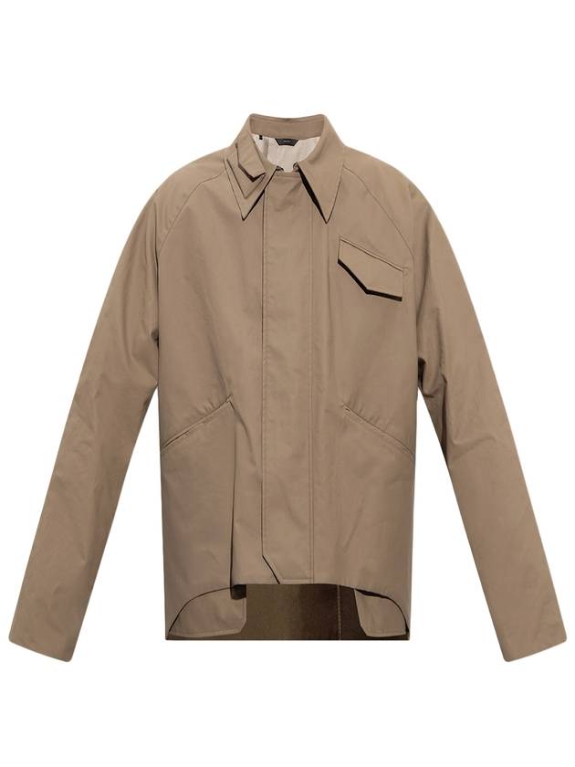Luxury Fendi Men's Ivano Crop Jacket Brown