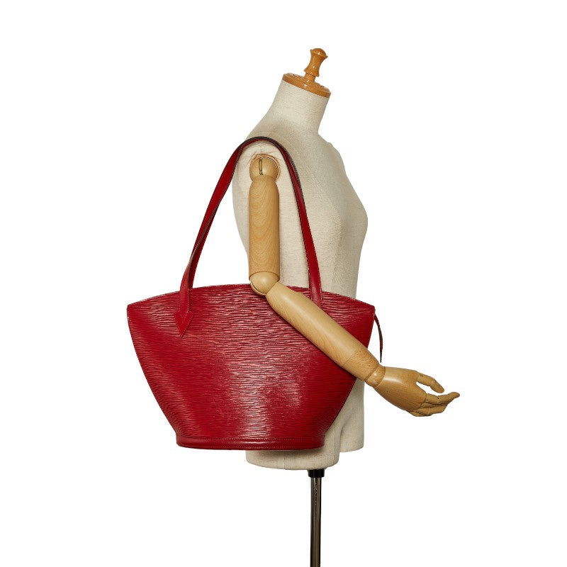 Louis Vuitton Epi Sandjack  Shoulder Bag M52267 Castilian Red Leather  Louis Vuitton