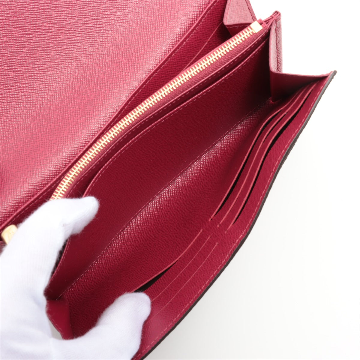 Louis Vuitton Monogram Portfolio Sarah M62234 Fushai Long  Reaction Wallet