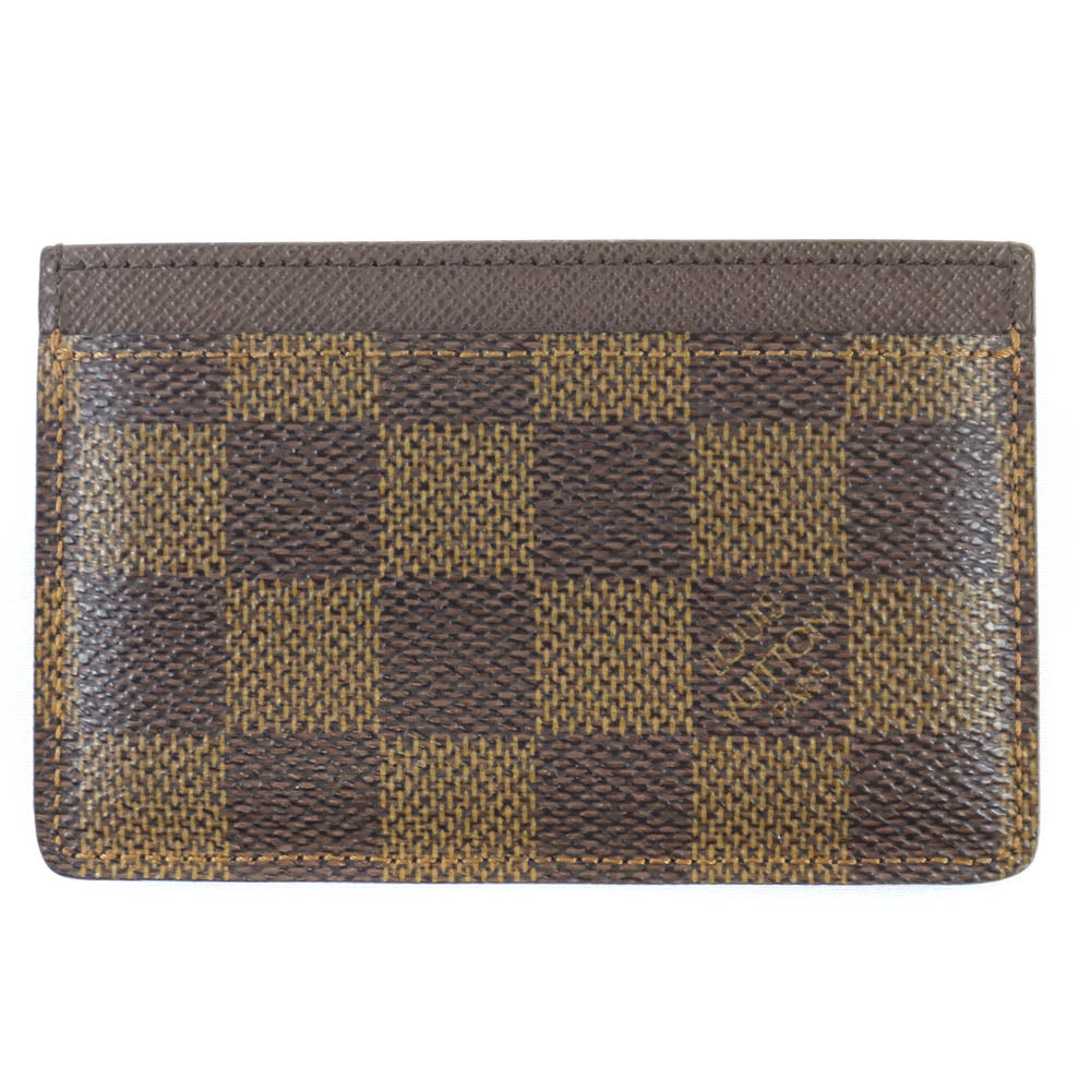 Louis Vuitton Louis Vuitton Portecourt Shrimp Card Case Damian Canvas Eve Brown Small Compact Thin  Damian Quality Weda