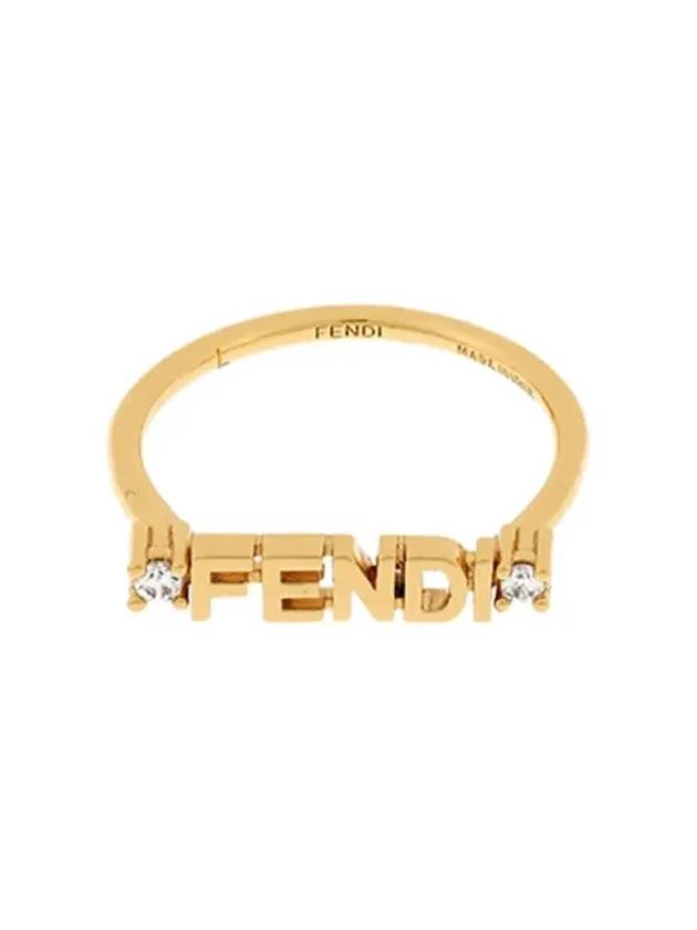 Luxury Fendi Signature Ring Gold