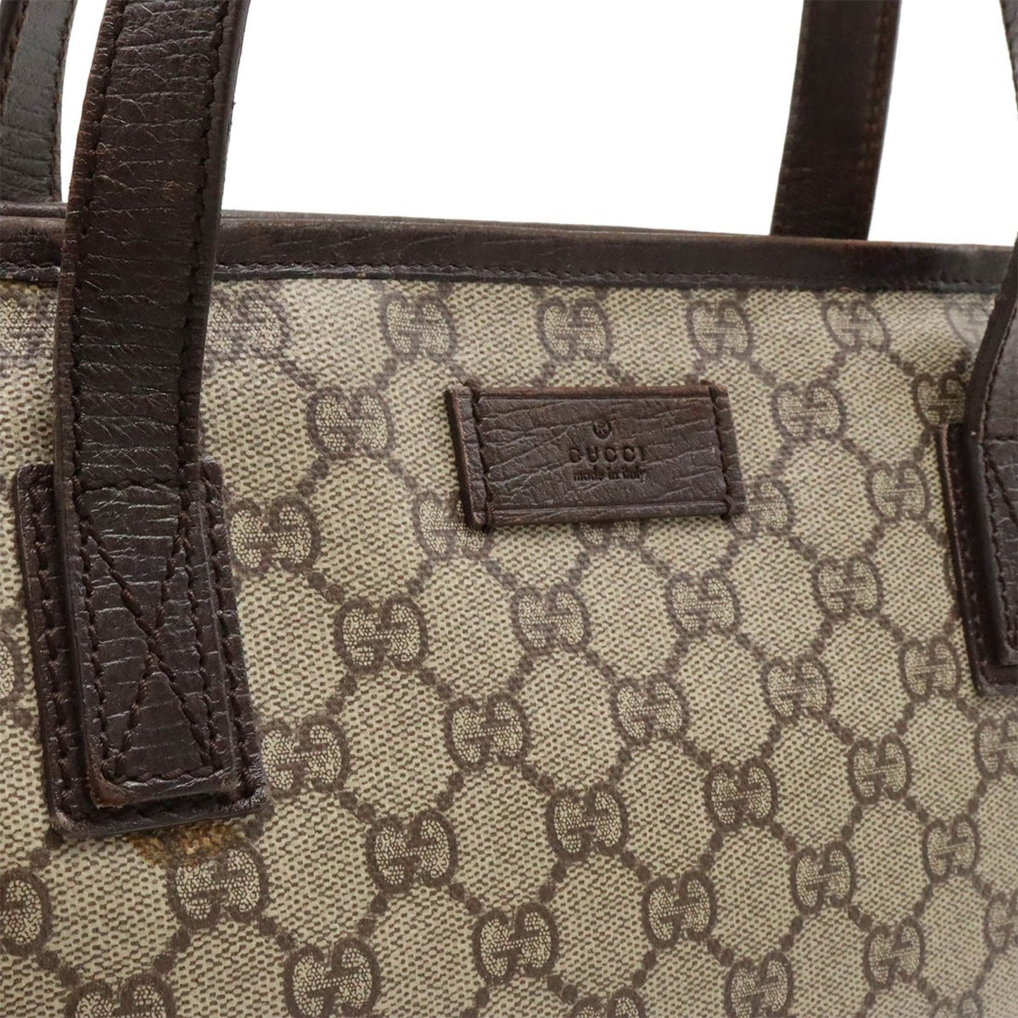 Gucci Gg Plus  Canvas Tote Bag