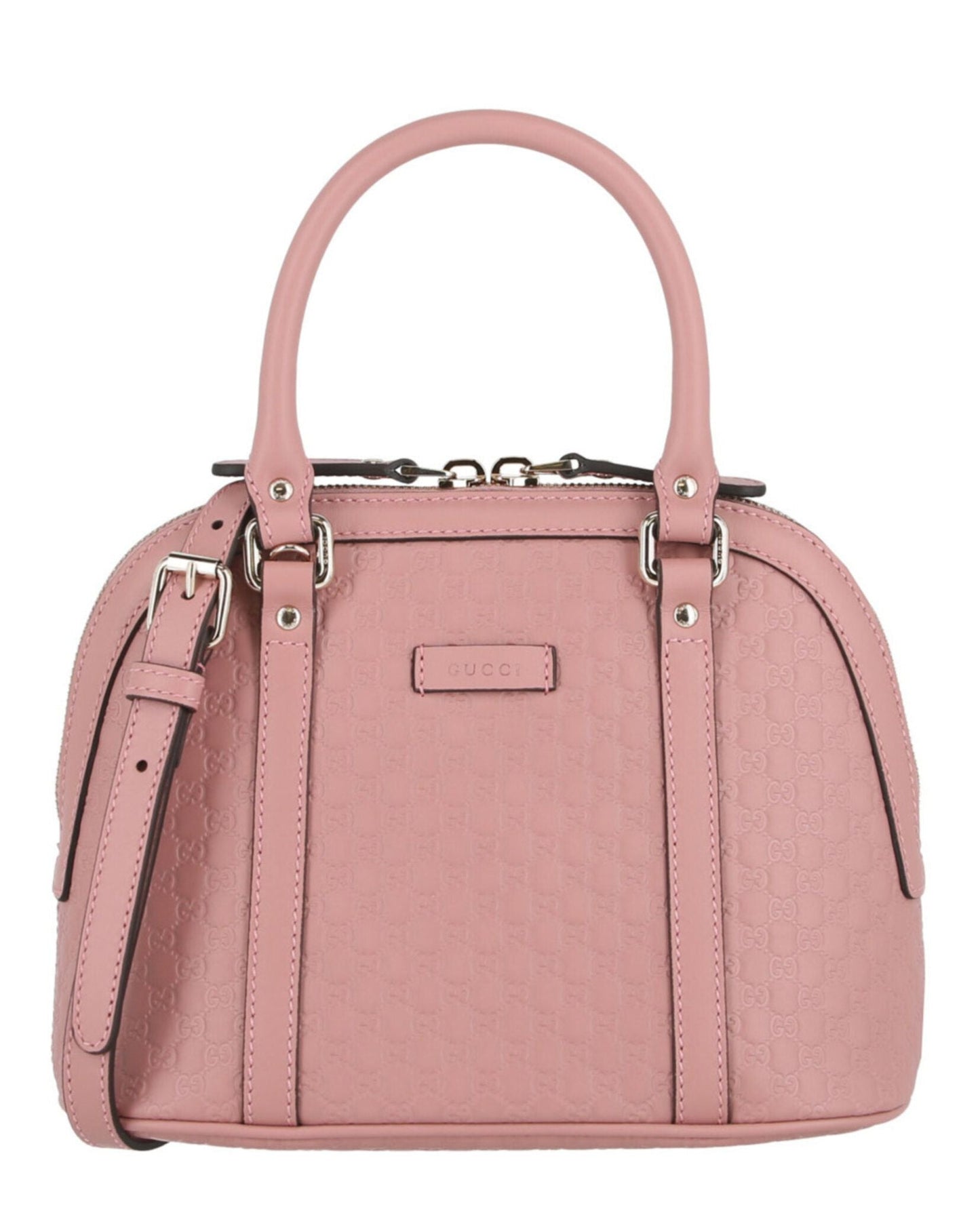 Microguccissima Satchel Leather Bag