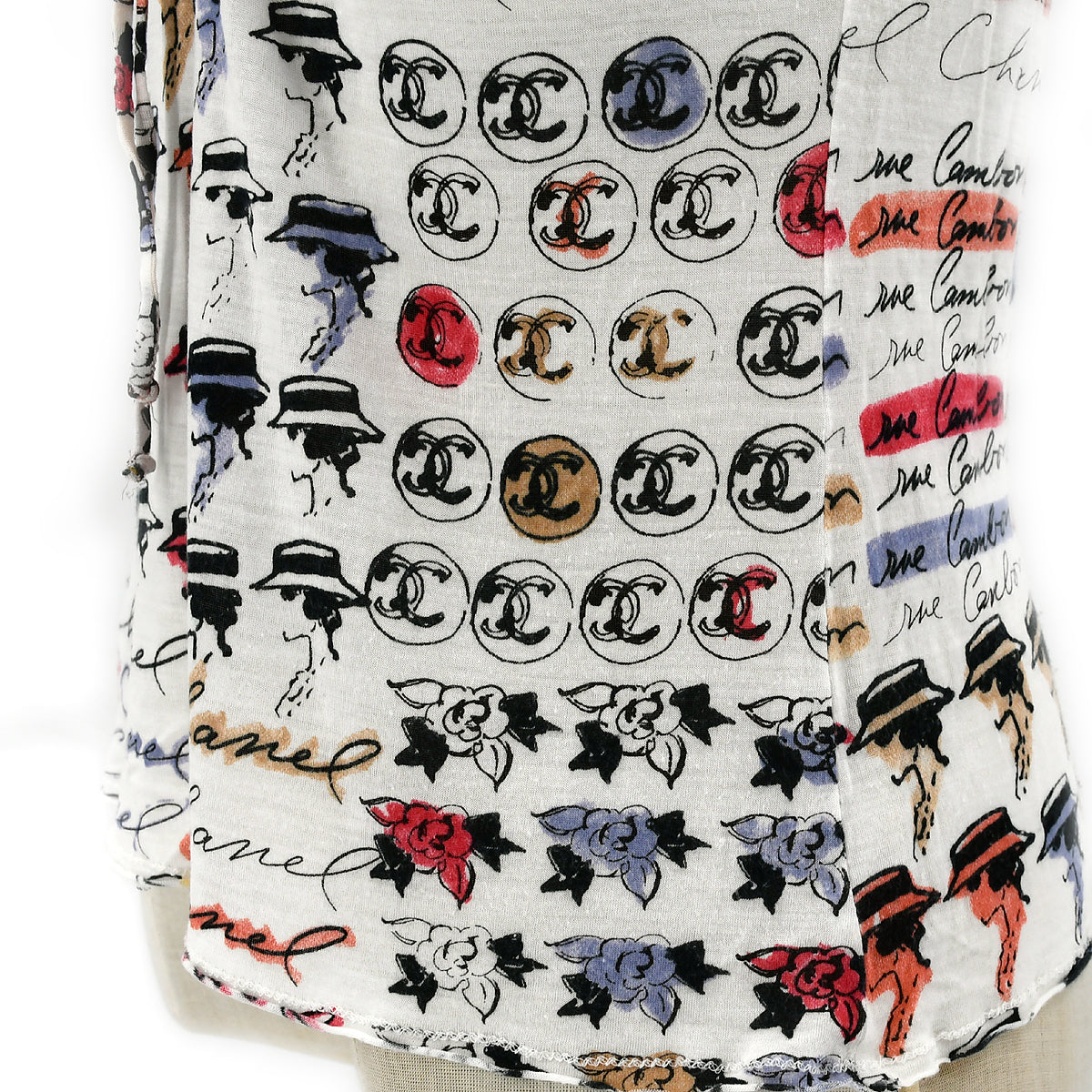 Luxury Chanel 2006 cruise logo-print tank top #38