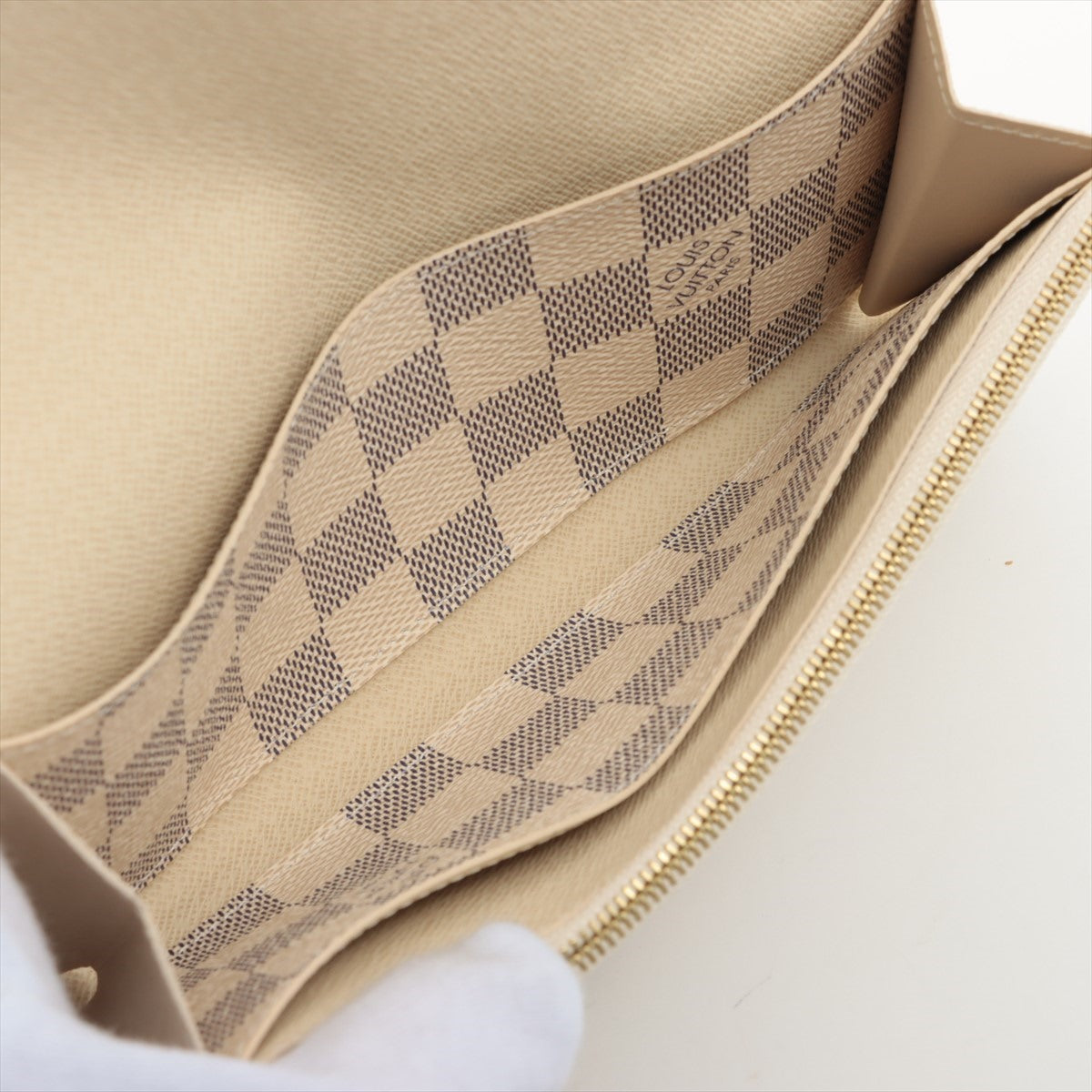 Louis Vuitton Damié Azur Portfolio Emily N63546 White