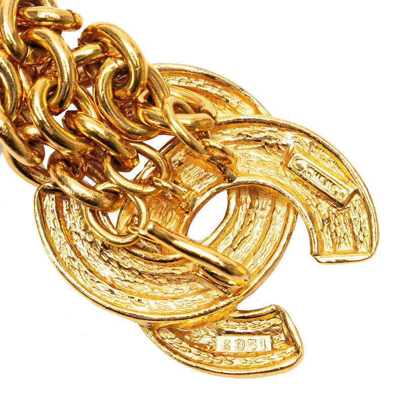 Chanel Matelasse Coco Mark Chain Belt Gold