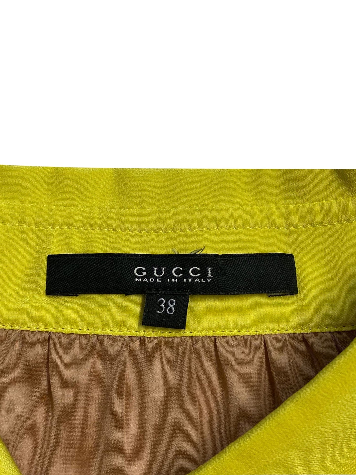 Luxury Gucci Trending 2025 Buttondown Shirt in Brown Silk