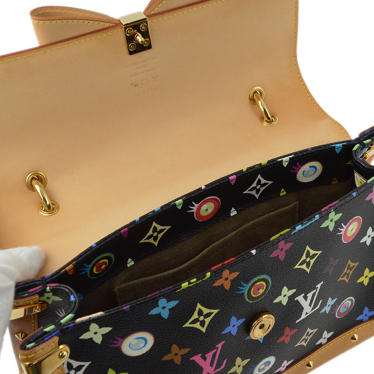 Louis Vuitton Black Eye Love Monogram Sac Lava Handbag M92050
