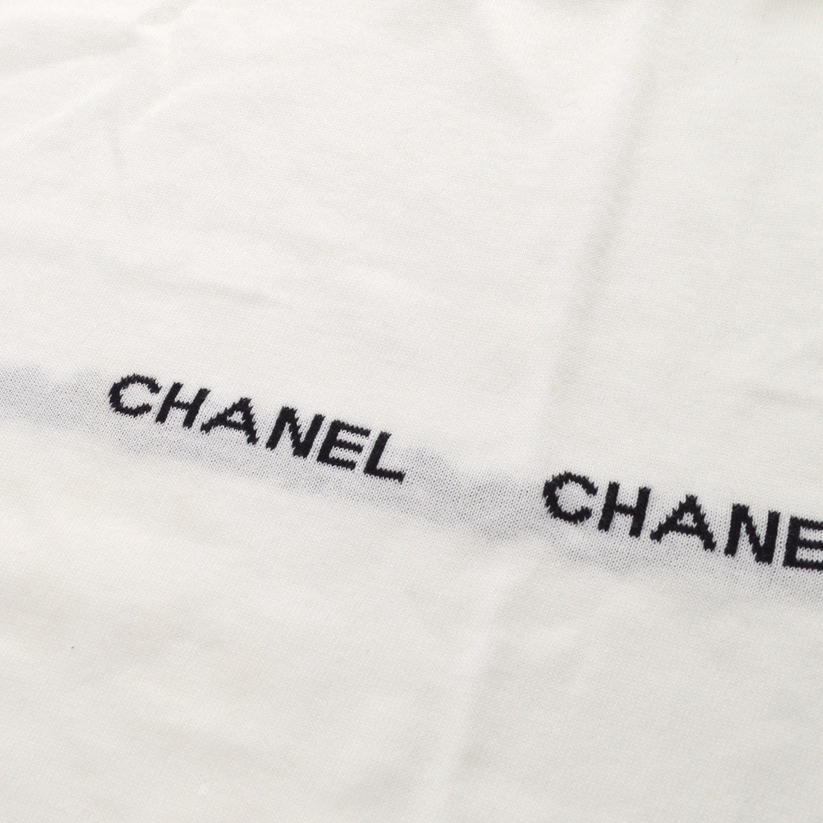 Luxury Chanel 2004 spring logo-intarsia knitted top #42