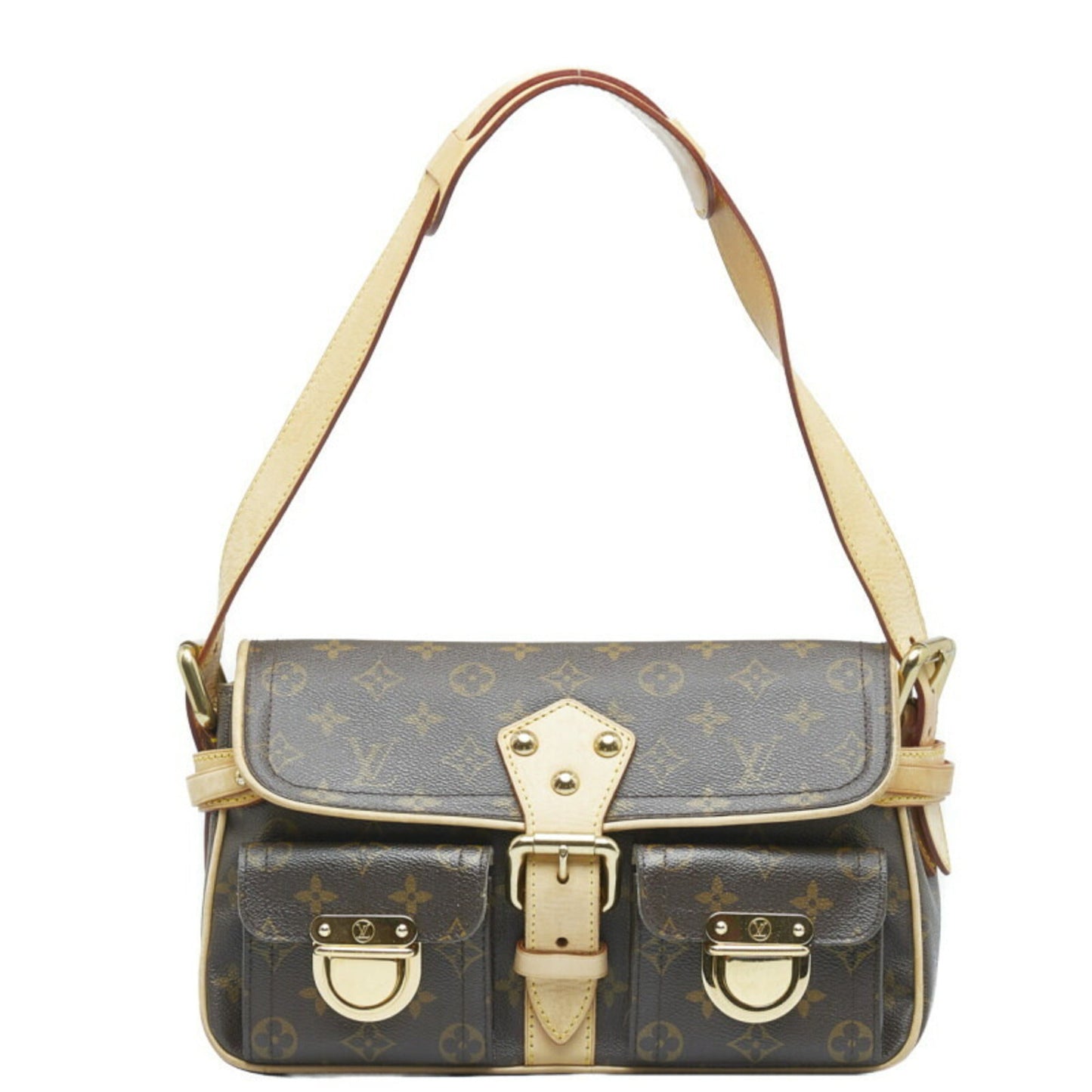 Louis Vuitton Hudson  Canvas Shoulder Bag ()