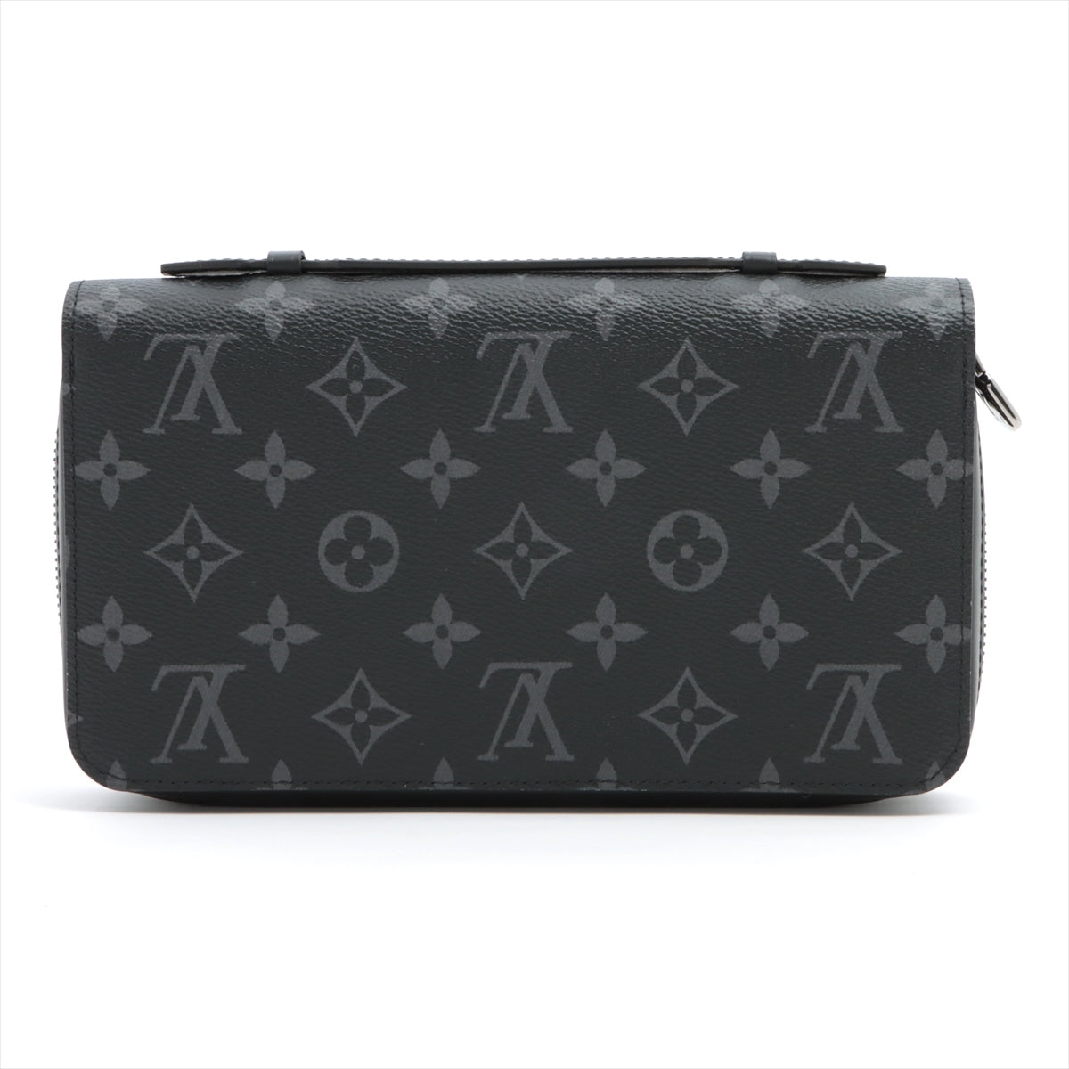 Louis Vuitton monogram zipper XL M61698 black round zipper wallet  reaction    store