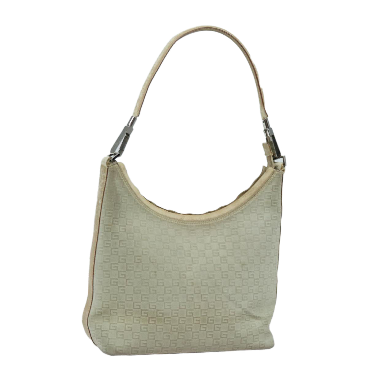 Luxury Gucci Trending 2025 Shoulder Bag Suede Beige 28335 Auth 77828