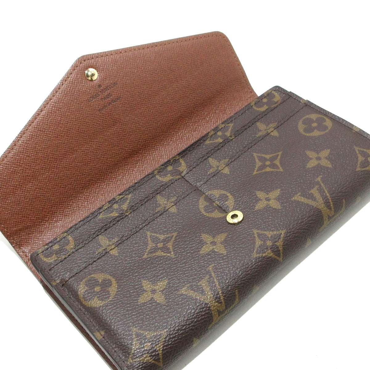 Louis Vuitton Portefeuille Sarah  Canvas Wallet  ()