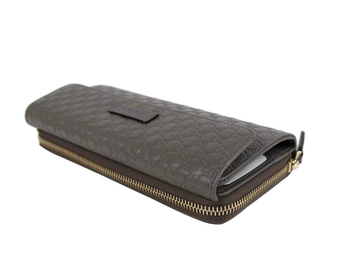 Gucci Women's Leather Microguccissima Continental Zip Wallet