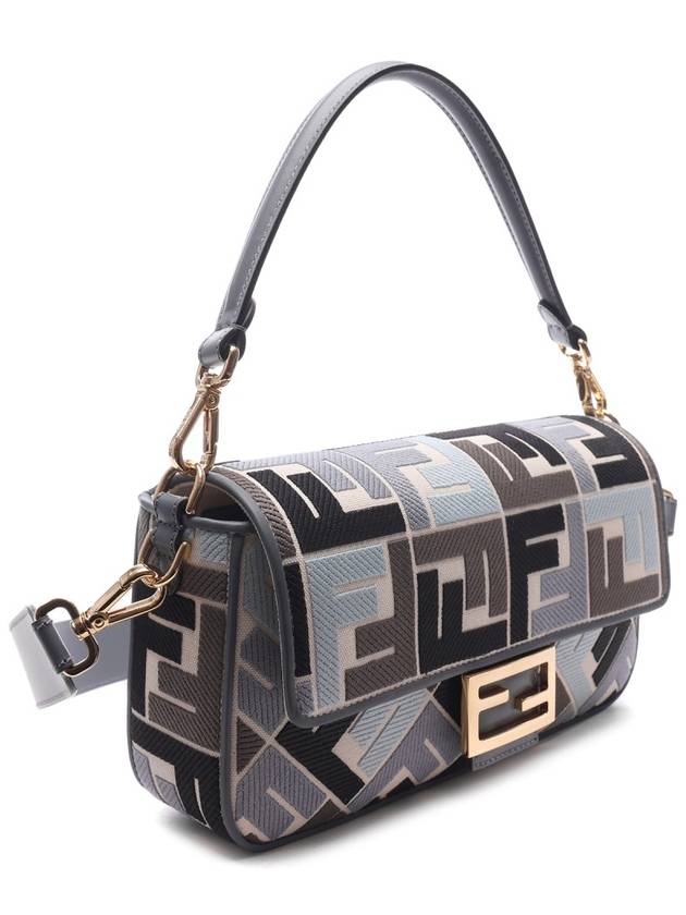 Luxury Fendi Baguette FF Embroider Shoulder Bag