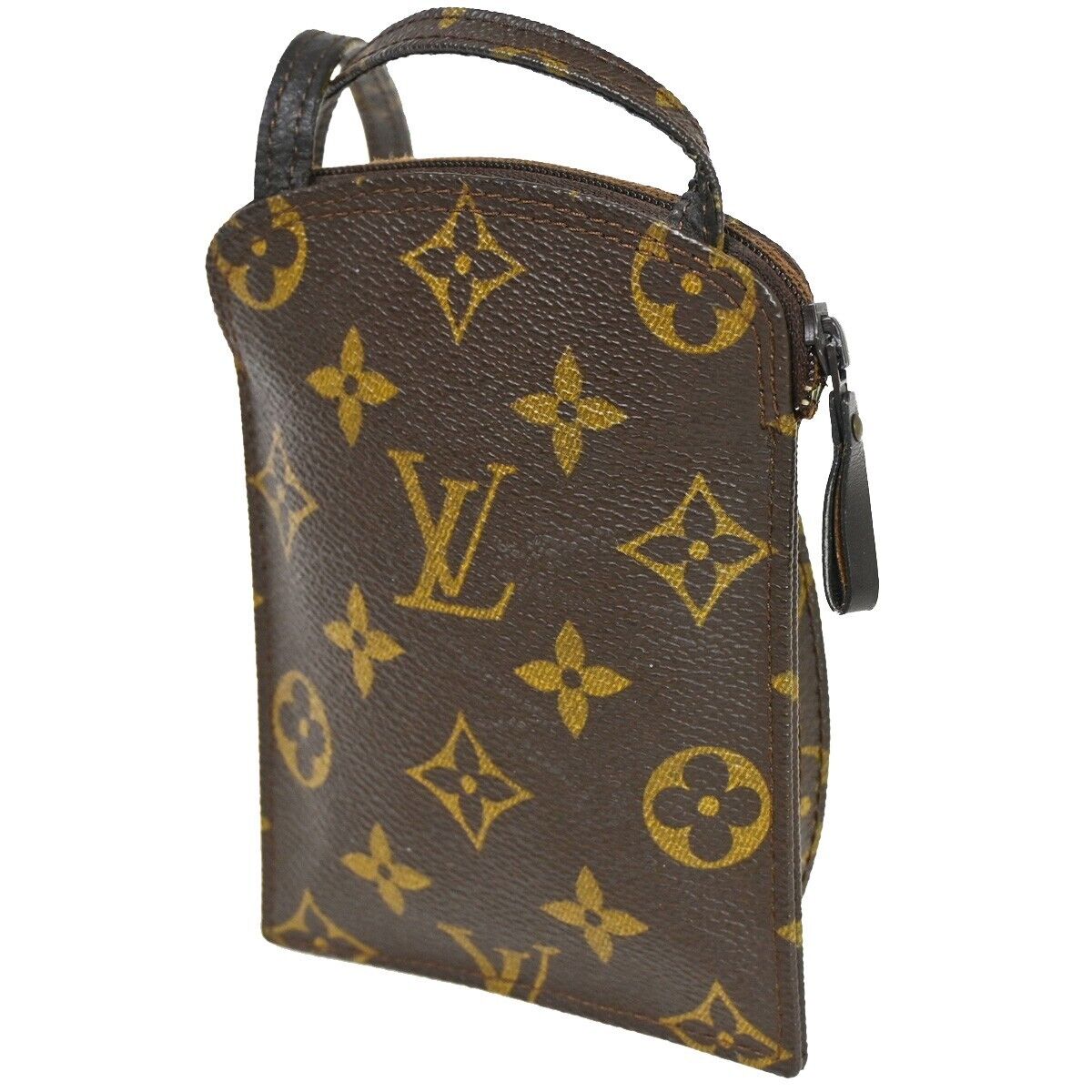 Louis Vuitton Pochette Secret  Canvas Clutch Bag ()