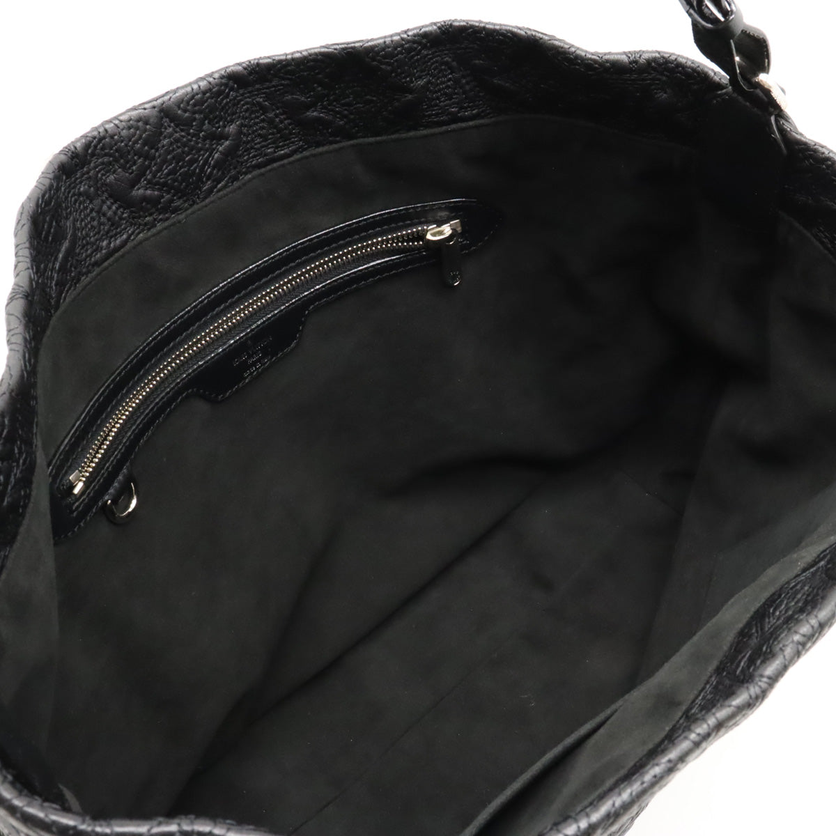Louis Vuitton Monogram Antique Hob PM Shoulder Bag Semi-Sheldder Leather Noneir Black M93833