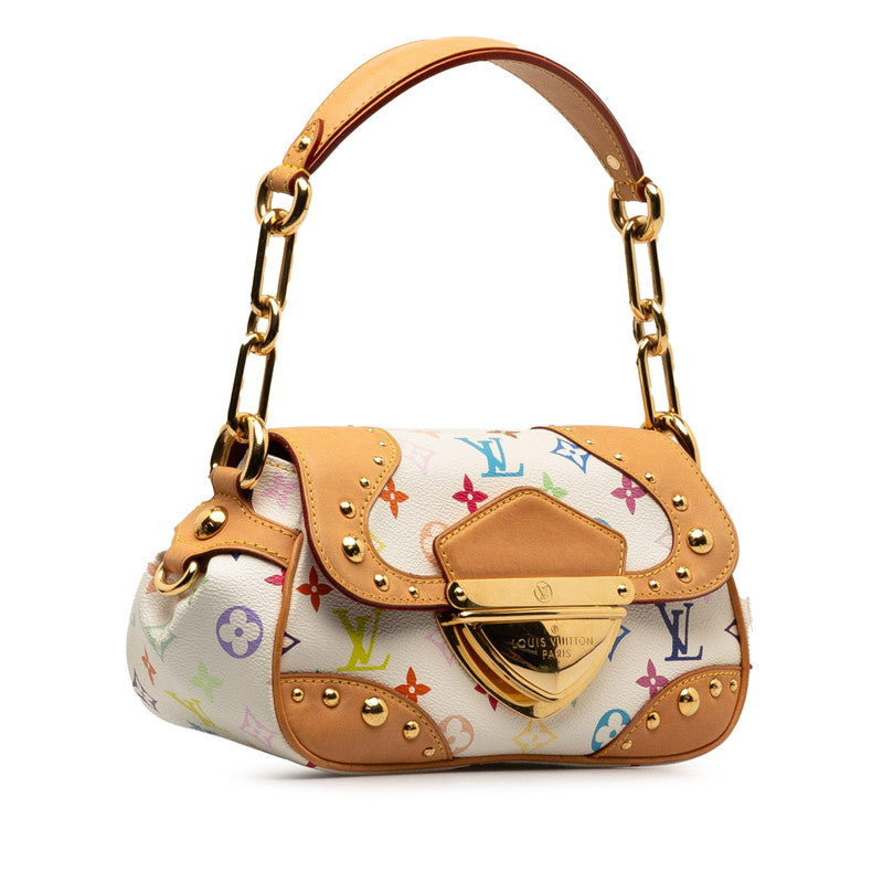 Louis Vuitton Multicolor Marilyn Handbag M40127 Bronze White PVC Leather  Louis Vuitton