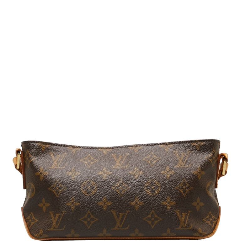 Louis Vuitton Monogram Trolley  Shoulder Bag M51240 Brown PVC Leather  Louis Vuitton