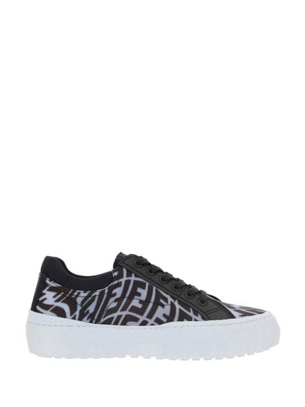 Luxury Fendi FF Logo Low Top Sneakers