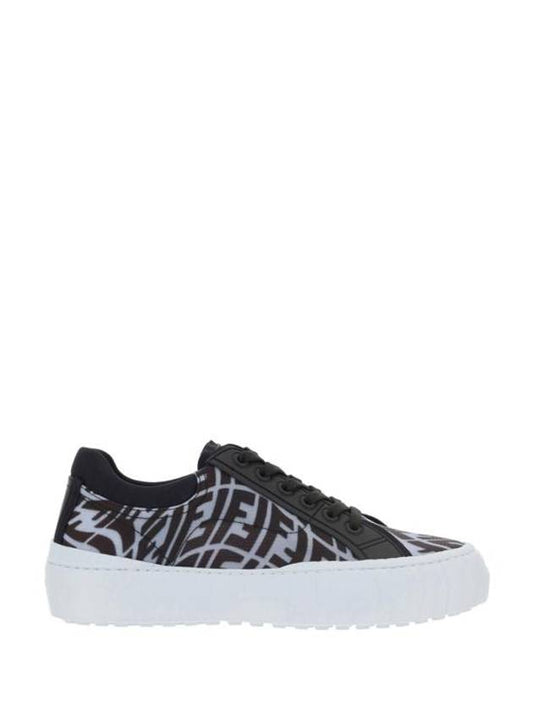 Luxury Fendi FF Logo Low Top Sneakers