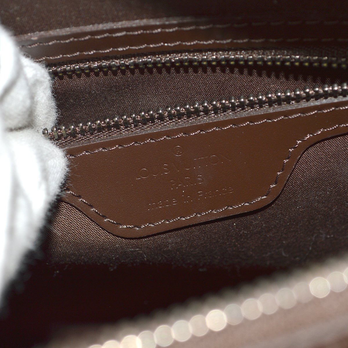 Louis Vuitton 2003 Brown Epi Figari PM Handbag M5201D