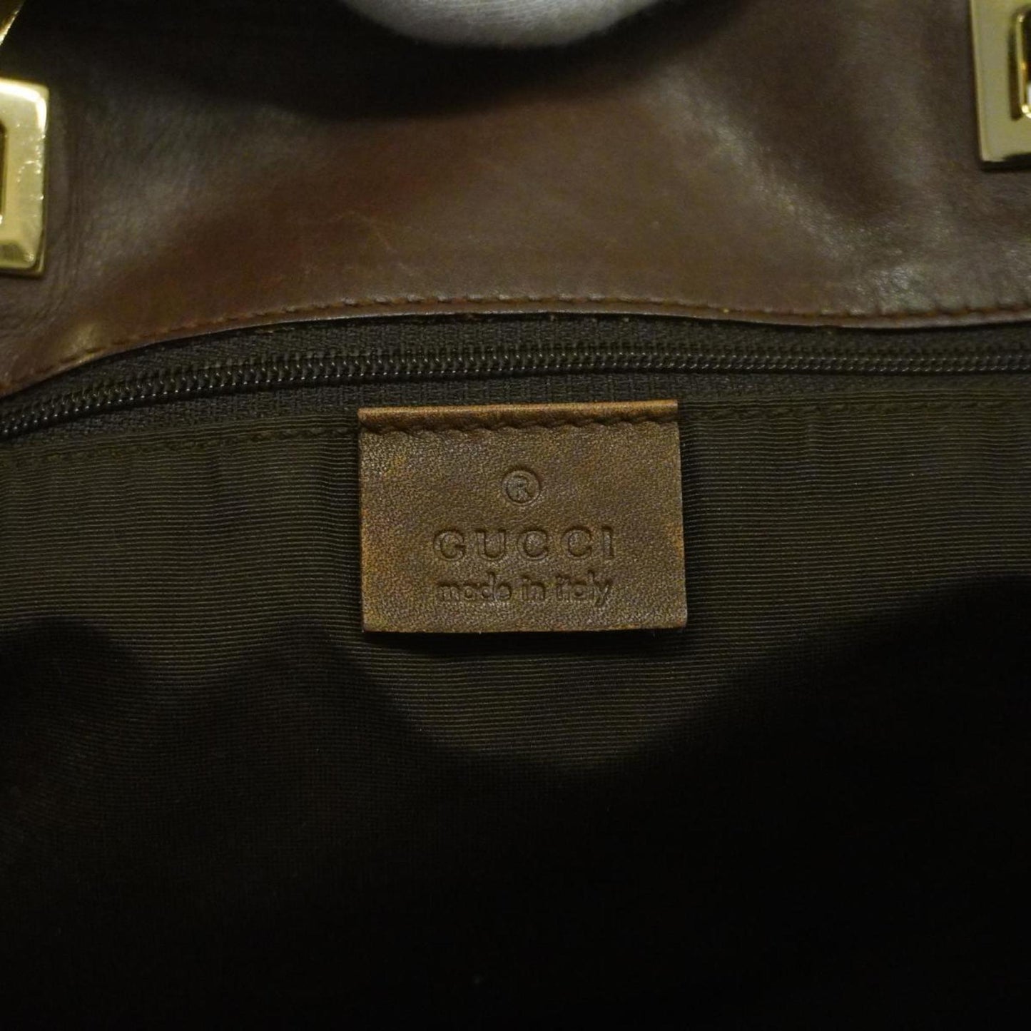 Gucci Gg Canvas  Canvas Tote Bag
