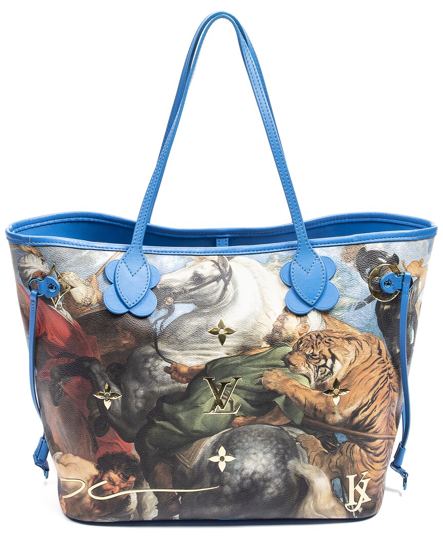 Louis Vuitton Limited Edition Blue Rubens ted Canvas Jeff Koons Masters