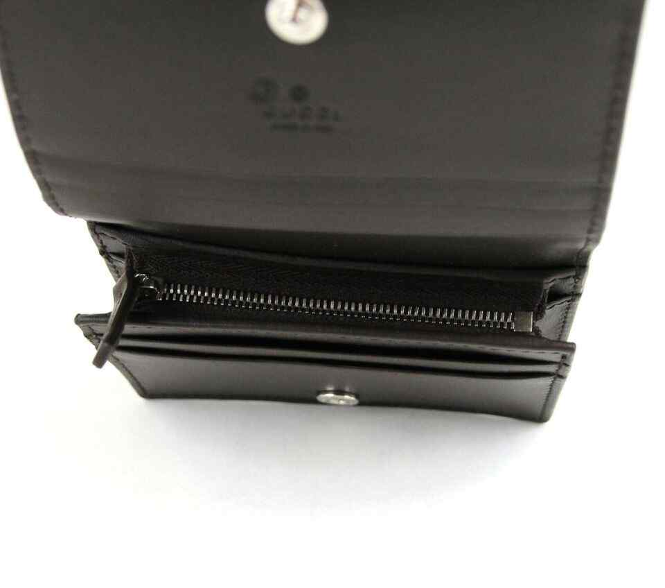 Gucci Men's  Microguccissima Leather Bi-fold Card Case Wallet