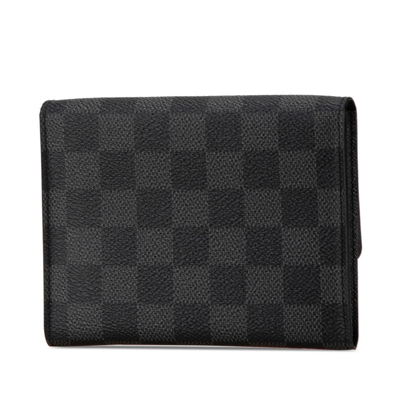 Louis Vuitton Damier Graphite Compact Wallet N63083