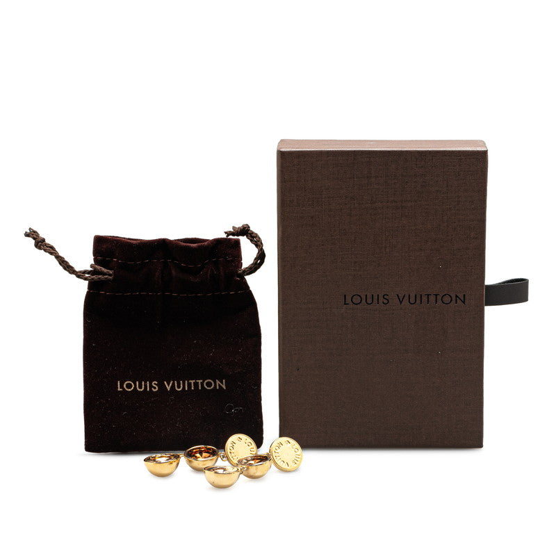 Louis Vuitton Bijou Earrings M67088 Gold Brown