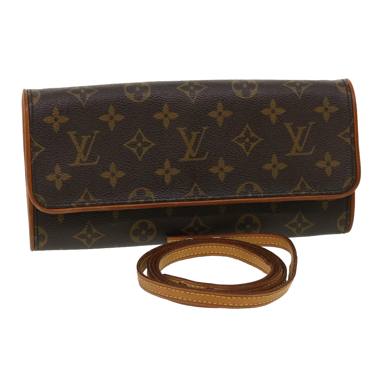 LOUIS VUITTON Monogram Pochette Twin GM Shoulder Bag M51852 LV ep061