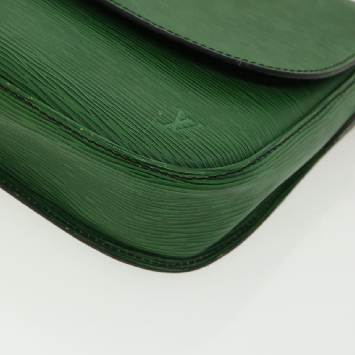 LOUIS VUITTON Epi Saint Cloud GM Shoulder Bag Green M52194 LV ep081